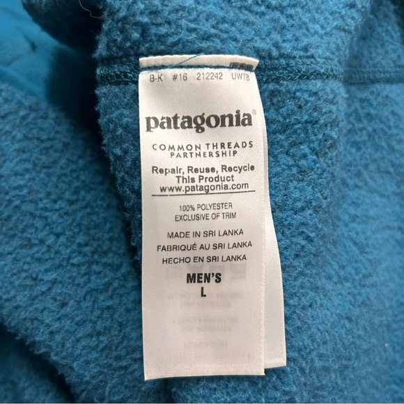 Patagonia Better Sweater XL Outdoor Hiking Gorpcore Larimar Blue - Picture 8 of 13